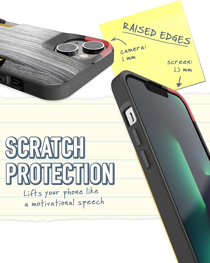 Smartish® iPhone 14 Wallet Case - Wallet Slayer Vol. 1 [Slim + Protective] Credit Card Holder - Drop Tested Hidden Credit Card Slot Cover for Apple iPhone 14 - Graspin' Aspen