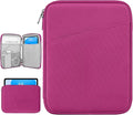 Dadanism 9-11" Tablet Sleeve Bag Carrying Case for iPad (A16) 11th Gen 11", iPad 10th Gen 10.9" Air 5/4, iPad Air M4/Pro 11", iPad 9/8/7th, Galaxy Tab A11+ Plus 11", Remarkable 2 10.3", Fuchsia