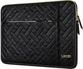 Lacdo Laptop Sleeve Case for 14 inch New MacBook Pro M5 Pro/Max A3426 A3427 (2026), M5/M4/M3/M2/M1 A3434 A3112 A3401 A3185 A2918 A2992 A2779, 13.8 inch Surface Laptop 7th Computer Bag, Elegant Black