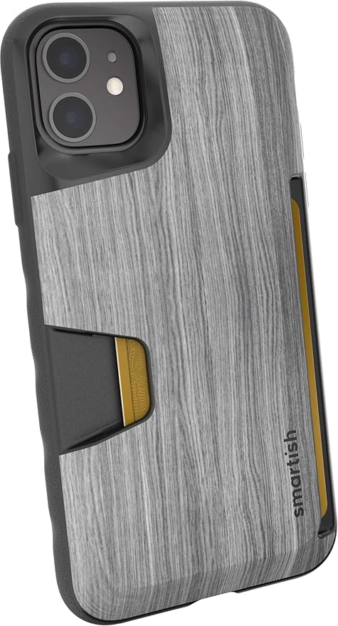 Smartish® iPhone 11 Wallet Case - Wallet Slayer Vol. 1 [Slim + Protective] Credit Card Holder - Drop Tested Hidden Credit Card Slot Cover for Apple iPhone 11 - [Graspin' Aspen]