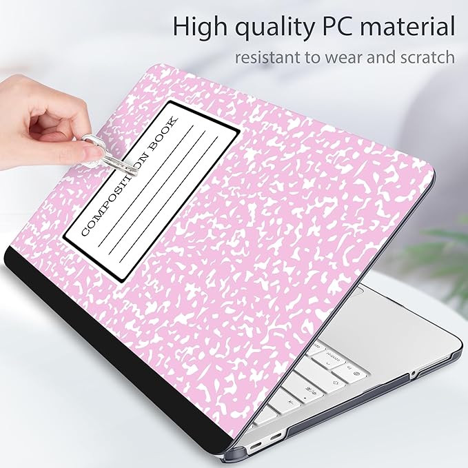 Tuiklol for 2026 MacBook Neo 13 Inch A18 Pro Chip Case, (Model A3404) Anti-Scratch Anti-Drop Slim Hard PC Shell Case with Shockproof Protective MacBook Neo Laptop Cover, Composition Book
