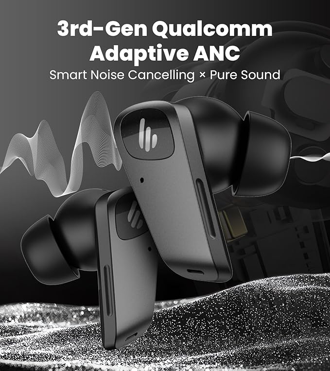Edifier NeoBuds Planar TWS Earbuds - Hi-Res Wireless, 12mm Planar Magnetic Drivers, Snapdragon Sound, Hybrid ANC, Bluetooth 5.4 Dual Connection, 30H Playtime, Google Fast Pair, 60ms Low Latency