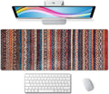 Cute XL Gaming Mousepad - Turkish Carpet Pattern Desk Pad - 31.5''X 11.8'' - Cute Desk Decor & Accessories