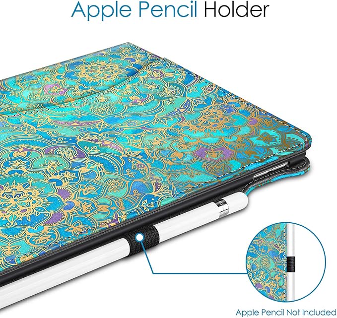 Fintie Case for iPad Air (3rd Gen) 10.5" 2019 / iPad Pro 10.5" 2017- [Sleek Shield] Premium PU Leather Slim Fit Multi Angle Stand Cover with Pocket, Pencil Holder, Auto Wake/Sleep, Shades of Blue