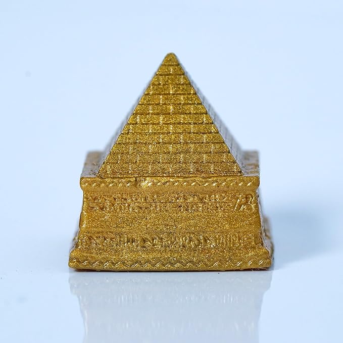 Golden Egyptian Pyramid Artisan Keycap R1 SA Profile Custom Keycaps 1U ESC Handmade Gaming Cute Key Cap Cherry MX Switch Compatible Mechanical Keyboard Mummy Lover Gift
