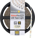 Armacost Lighting RibbonFlex Pro 24V White LED Strip Lights 60 LED/m, 2700K, 16.4 ft 135230