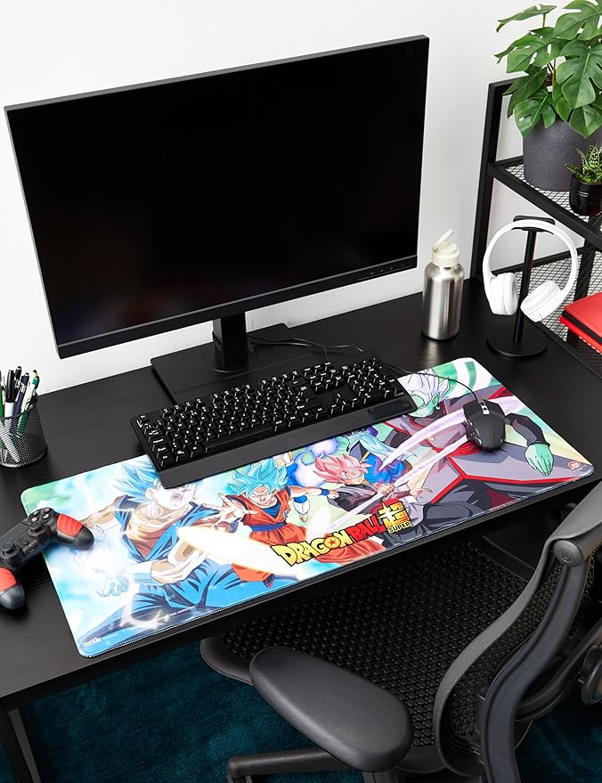 Grupo Erik XXL Mouse Pad - Dragon Ball Manga Gifts | Gaming Desk Mat 31.5 x 13.8 inches Non-Slip Rubber Mat, Keyboard & Mouse Mat Large | Gaming Gifts Gamer