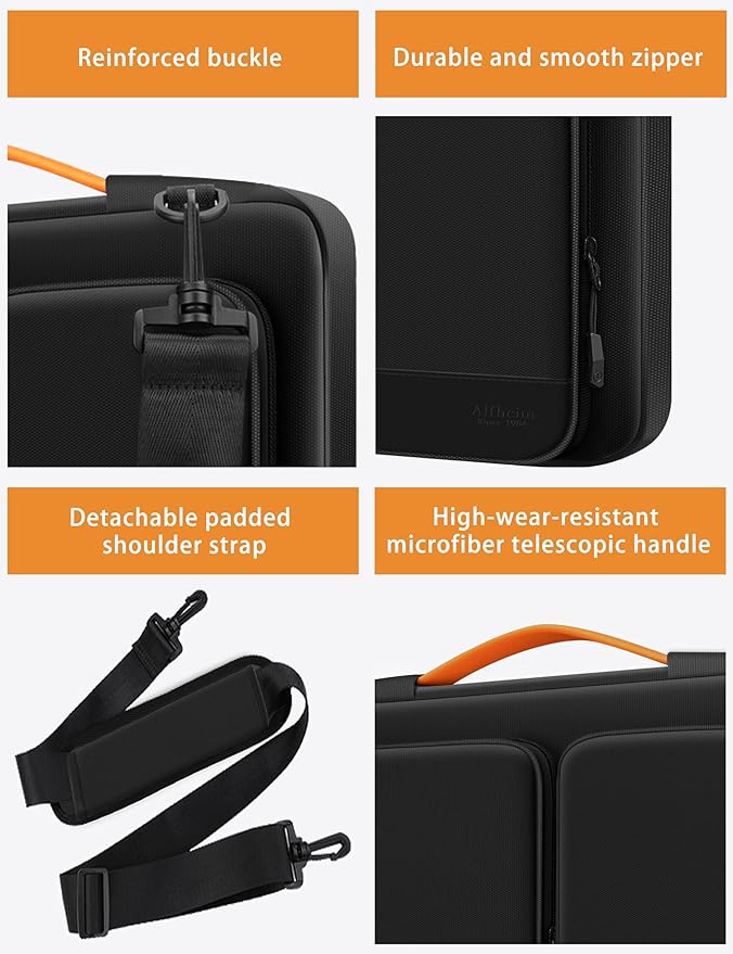 Alfheim Laptop Bag 14-14.2 inch Laptop Cover, 360° Protective Waterproof Shockproof Lightweight MacBook Air 15 Notebook Briefcase, Compatible with ASUS Lenovo Dell Samsung