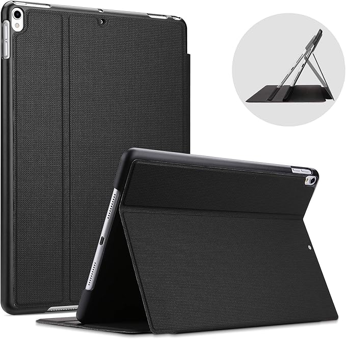 ProCase Cover for iPad Air 3 10.5" 2019 / iPad Pro 10.5 2017 Case, Slim Stand Protective Folio Case Smart Cover for iPad Air 10.5" (3rd Gen) 2019 / iPad Pro 10.5" 2017-Black