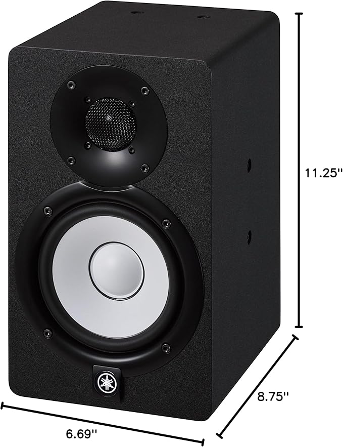 YAMAHA HS5I Studio Monitor with Mounting Points and Screws, Black (Pack of 2)