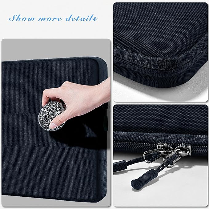 Hseok Laptop Case 13.3-14 Inch Sleeve, Water-Resistant Computer Bag Compatible with MacBook Neo/Pro 14" M5/M4/M3/M2/M1 and All 13.3" Mac Air/Pro, XPS 14 and Most Popular 13.3"-14" Notebook，B01K01