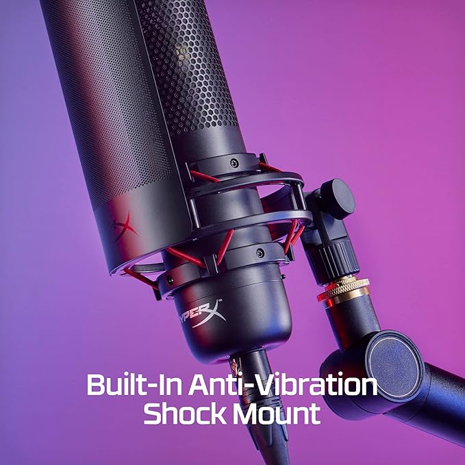 HyperX ProCast Microphone – Large Diaphragm Condenser Mic, XLR Connection