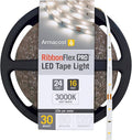 Armacost Lighting RibbonFlex Pro 24V White LED Strip Lights 30 LED/m, 3000K, 16.4 ft 144230