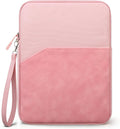 Lacdo Tablet Sleeve Case for 11 inch iPad A16 / 11 Inch IPad Air M4 M3 M2 / 11 inch iPad Pro M5 M4 / 10.9" ipad / 10.2" iPad / 10.9" IPad Air / 11" Samsung Galaxy Tab A9+, Protective iPad Sleeve, Pink