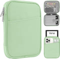 HoYiXi Universal Sleeve Bag for 7-8 inch Tablet Fire HD 8/Fire HD 8 Plus Compatible iPad mini (6th Gen) 8.3" 2021, iPad mini 5/4/3/2/1, Tab A8, 7"-8" inch Android Tablet Sleeve Case -Green