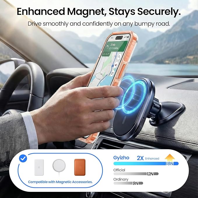 Magnetic Cooling Case for iPhone 17 Pro Max, with Air Vortex Heat Dissipation Technology, Anti-Fingerprint, Fit for MagSafe, Military-Grade Bumper, Included Camera Lens & Screen Protector,Orange