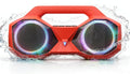 OZJ Bluetooth Speaker 80W(Peak) Loud with Bass, 20H Playtime, IPX7 Waterproof, RGB Lights, TWS, Large Portable Wireless Speakers for Outdoor, Home, Party, Pool, Beach, Tailgating, Gym, Work (Red)