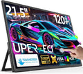 UPERFECT 21.5” 120HZ Touchscreen Portable Monitor w/Stand & VESA, Large Portable Gaming Monitor with HDMI Type C, External Display for Laptops, Steamdeck, MacBook, Phones, Mini PC
