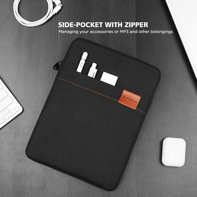 NIDOO Tablet Sleeve Bag for 10.2" 10.9" 11 inch iPad / 10.9" iPad Air Gen 4 5/11" iPad Air M2 M3 2025 /iPad Pro M4, 10 inch Laptop Carrying Case Vertical for 10.5" Surface Go 3/ Samsung Galaxy A8 S8