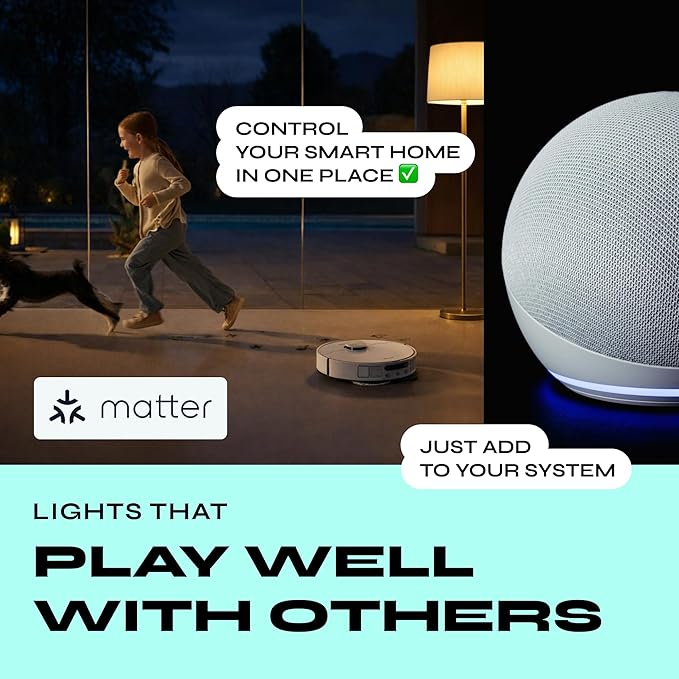 LIFX Color Smart Light Bulbs E26 (2-Pack), Matter Compatible RGB + Tunable White (800 Lumens), WiFi Dimmable Color Changing (2.4GHz), Compatible with Apple HomeKit, Alexa & Google