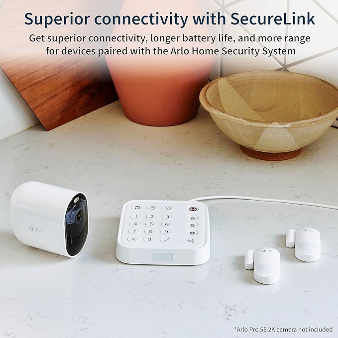 Arlo Pro 5S Spotlight Security Camera 2K HDR with Solar Panel Bundle | Outdoor | Wireless with Spotlight | Dual-Band Wi-Fi | 12X Zoom, Color Night Vision | Battery gets Charged with Solar Panel, White