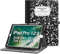 Fintie Multi-Angle Case, 2017/2015 iPad Pro 12.9 inch (Old Model) 1st & 2nd Gen Case - [Corner Protection] Folio Stand Cover with Pencil Holder & Pocket, Auto Wake/Sleep, Composition B