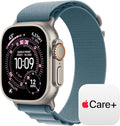 Apple Watch Ultra 3 [GPS + Cellular 49mm] Running & Multisport Smartwatch w/ Rugged Titanium Case w/ Light Blue Alpine Loop - L w/ AppleCare+ (2 years)