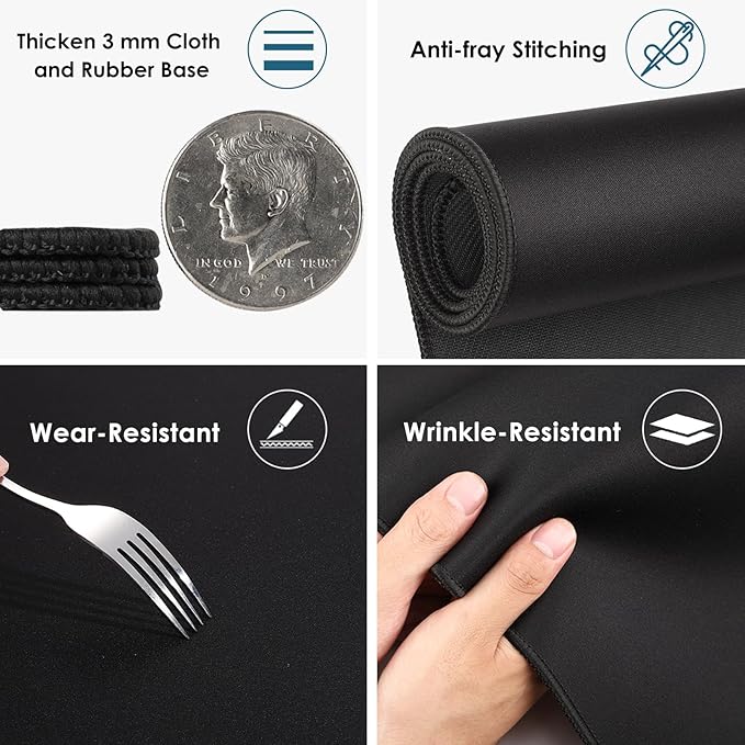 Dizzy Balloon Large Extended Mouse Pad with Durable Stitched Edges, 31.50"x11.81"x0.12", Mouse Mat Desk Mat for Home and Office, Black Large Gaming Mousepad, Keyboard Mat with Non-Slip Rubber Base
