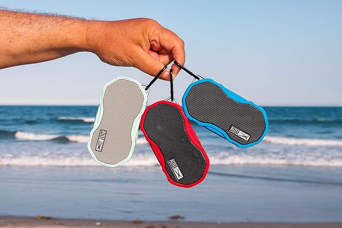 Altec Lansing - Baby Boom Waterproof Bluetooth Speaker, Wireless & Portable for Travel & Outdoor Use, Deep Bass & Loud Sound, 1 Pack (Red)
