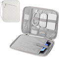 MoKo 9-11 Inch Tablet Sleeve Carrying Case with Handle, Padded Protective Travel Bag for New 11 inch iPad Air M4 2026, iPad A16, i-Pad Pro 11 M5, i-Pad 10./Air 5/4. Gen10.9, Tab S9/S8 11, Cream
