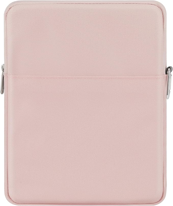 MoKo 9-11 Inch Tablet Sleeve Bag Carrying Case Fits New 11-inch iPad Pro M4/iPad Air M2 2024, Air 5/4/3 10.9"/10.5", Pro 11 M2, i-Pad10th 10.9, i-Pad9/8th Gen 10.2, Tab S8/S9 11", Pink