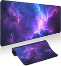 Mouse Pad Gaming - Desk Mat for Keyboard and Mouse - Large Mouse Pads for Desk, Galaxy Space Gaming Mousepad with Non-Slip Base, Desks Pad (31.5" X 11.8") for Game, Office and Home