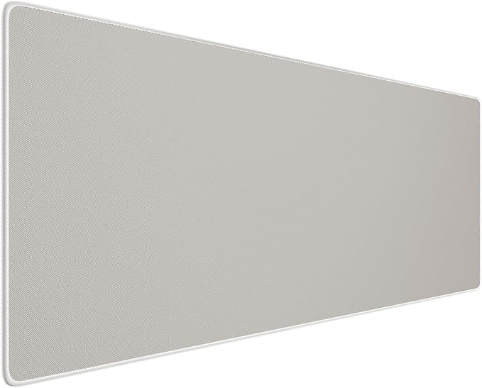 Reniteco Waterproof Large Gaming Mouse Pad with Durable Stitched Edges, Non-Slip Rubber Base, Grainy Jacquard Mouse Mat Desk Pad for Home Office Gaming, 31.5''x11.8''x0.12'', Matte Beige