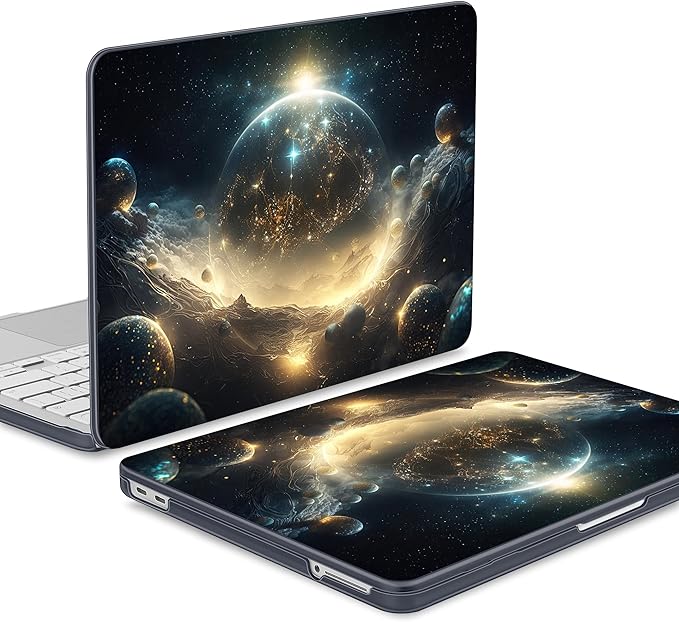 Tuiklol for 2026 MacBook Neo 13 Inch A18 Pro Chip Case, (Model A3404) Anti-Scratch Anti-Drop Slim Hard PC Shell Case with Shockproof Protective MacBook Neo Laptop Cover, Birth of Galaxy
