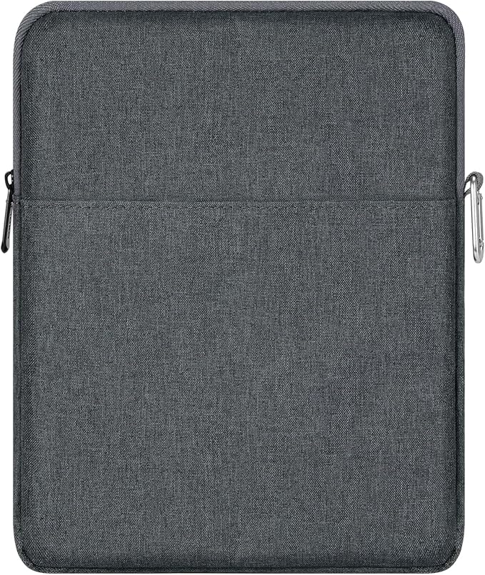 MoKo 9-11 Inch Tablet Sleeve Bag Carrying Case Fits New 11-inch iPad Pro M4/iPad Air M2 2024, Air 5/4/3 10.9"/10.5", Pro 11 M2, i-Pad 10th 10.9, i-Pad 9/8th Gen 10.2, Tab S8/S9 11", Space Gray