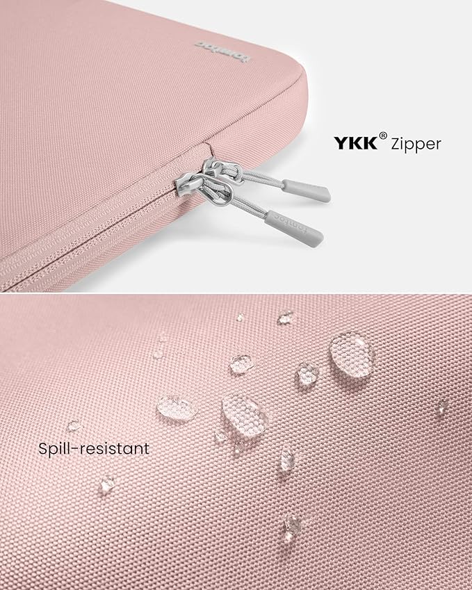 tomtoc 360° Protective Laptop Sleeve for 13-inch New MacBook Air M5/A3449 (2026) M4/A3240, M3/A3113, M2/A2681, M1/A2337, Water-Resistant Computer Case Bag Fits 13" MacBook Neo A18 & MacBook Pro M2/M1