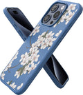 Smartish® iPhone 15 Pro Magnetic Case - Gripmunk Compatible with MagSafe [Lightweight + Protective] Slim/Thin Grip Cover with Microfiber Lining for Apple iPhone 15 Pro - Very Cherry Blossom