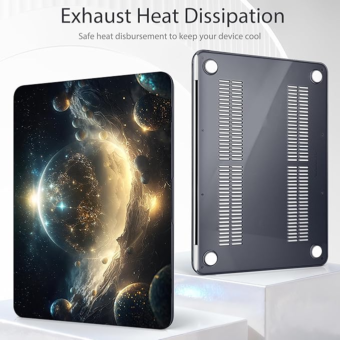 Tuiklol for 2026 MacBook Neo 13 Inch A18 Pro Chip Case, (Model A3404) Anti-Scratch Anti-Drop Slim Hard PC Shell Case with Shockproof Protective MacBook Neo Laptop Cover, Birth of Galaxy