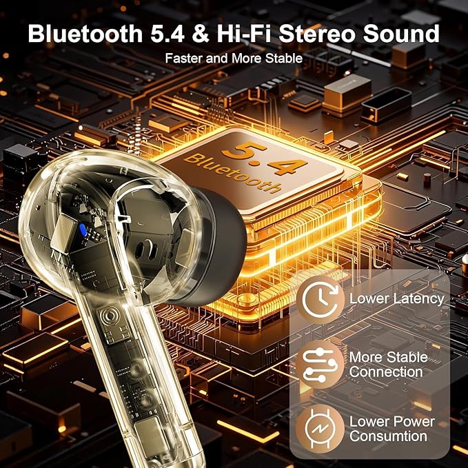 Samsung Earbuds Wireless Android Bluetooth Headphones for Samsung Galaxy S26 Ultra/S26 Plus/S25 FE Edge/S24/A57/A37/A17/A56/A16, 48H Noise Canceling Wireless Earbuds IPX7 Waterproof Sports Earphones