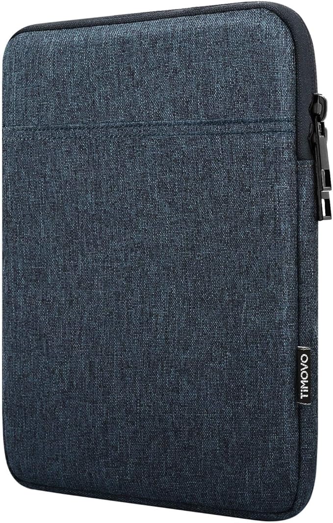 TiMOVO 8-9 Inch Tablet Sleeve Case for All-New iPad mini 7 (A17 Pro, 2024), iPad mini 6 (8.3-Inch, 2021), iPad mini 5/4/3/2/1, Portable Protective Bag with Pockets for iPad mini, Space Gray
