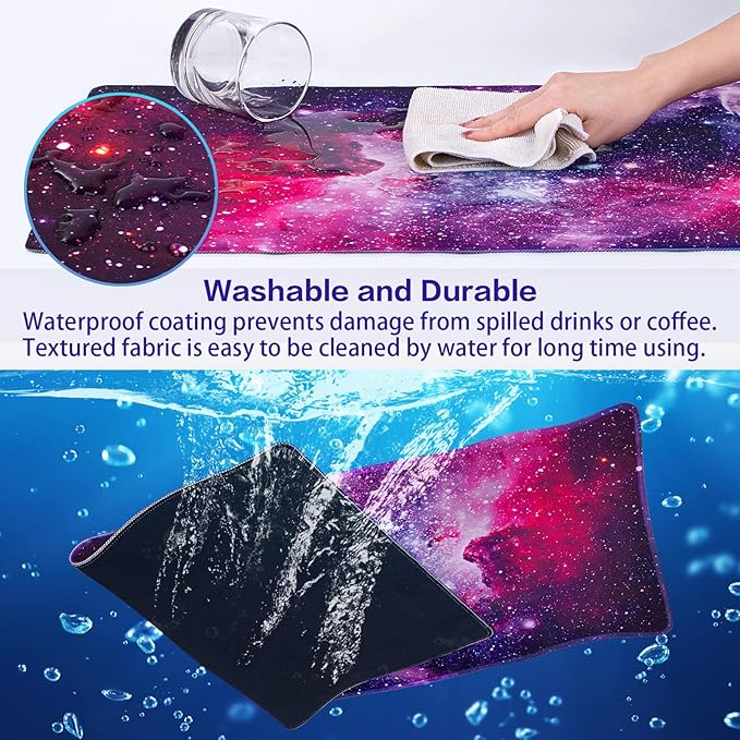 Canjoy Gaming Mouse Pad, Large Extended Mouse Pad Big Computer Mousepad for Home Office Gaming Work 31.5x15.7inch