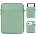 MoKo Padded Ereader Sleeve Case for 6-7 inch Tablet Bag, Compatible with 7" eReader Colorsoft Signature Edition 2024, 6" Kobo, 6" Nook, Dark Green