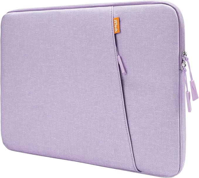 JETech Laptop Sleeve for MacBook Neo (A18 Pro), 14-InchMacBook Air/Pro, MacBook Pro M1-M5 2021-2026, Waterproof Bag Case with Pocket, Compatible with 14 Inch Notebook (Light Purple)