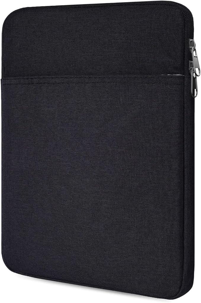 Tablet Sleeve Case Bag for Amazon Fire Max 11 Tablet/Kindle Fire HD 10/10 Plus Tablet 10.1", 11 inch iPad Air M3 & M2, 2025 iPad A16, Pro M5, Galaxy Tab A9+ Plus, Black