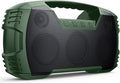 IPX7 Waterproof Outdoor Bluetooth Speaker, Wireless, 90W(Peak), 32H Playtime, Floating Design, Deep Bass & Loud Stereo Sound, Portable with Handle, Rugged for Pool, Beach, Kayaking, Hiking, Green