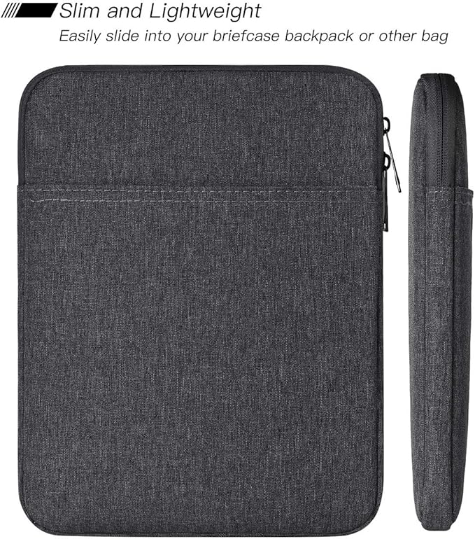 Tablet Sleeve for 11 Inch iPad Air M3 M2/ iPad A16, 10.9 inch iPad 10th/ Air 5, Galaxy Tab A8 10.5" Protective Bag, Space Grey