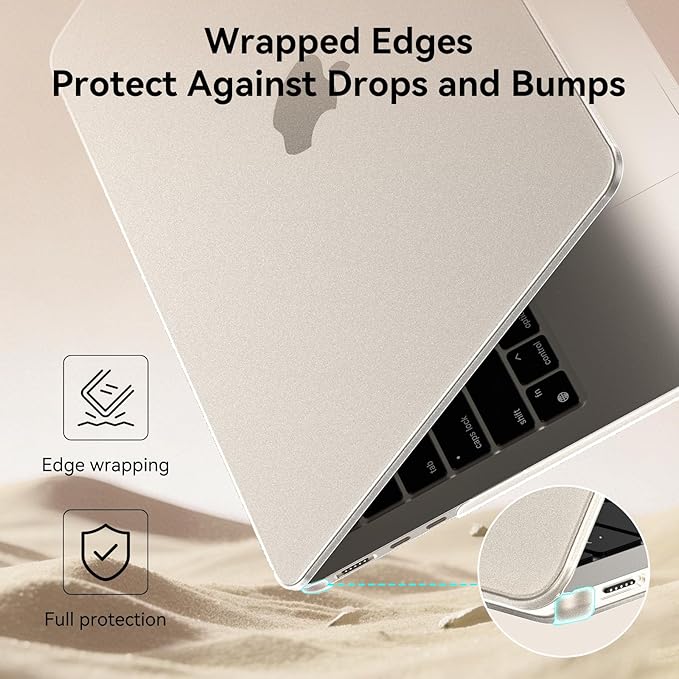 BlueSwan for MacBook Air 13 inch Case, M5 M4 M3 M2 2026-2022 A3449 A3240 A3113 A2681, 100% Match Official Color, Scratch Resistant, Easy to Snap on, Air 13.6 Hard Shell Protective Laptop Cover