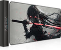 XXL Anime Gaming Mouse Pad 35.4 x 15.7 inch - Water-Resistant & Stitched Edges - Large XL Mousepad for Desk - Gamer Accessories Big Full Deskpad Mat Game Mousepads Deskmat
