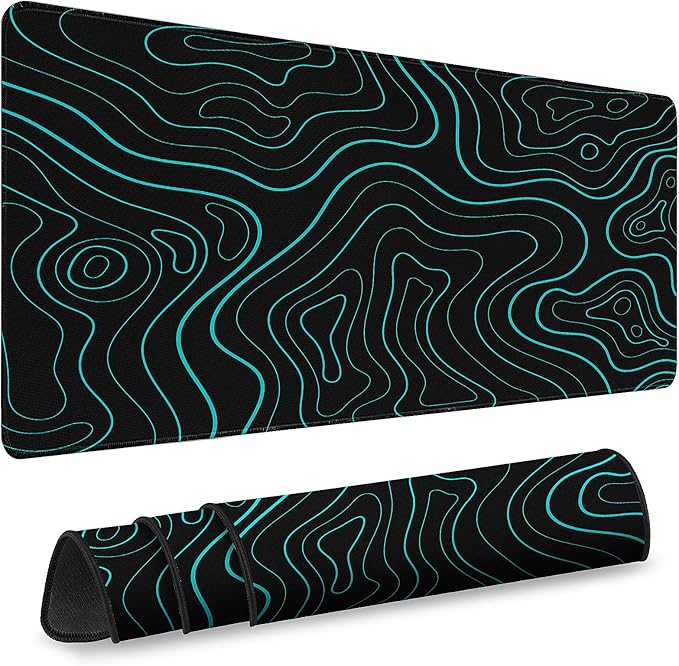 Extended Mouse Pad for Gaming & Office - 31.5"x11.8" Large Desk Mat with Smooth Surface and Stylish Design for PC, Home Office Decor, and Work