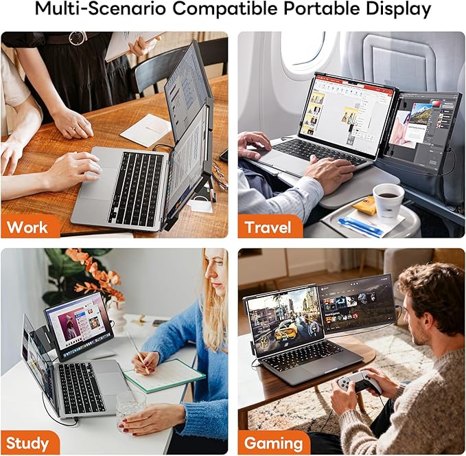 Portable Monitor for Laptop (14.1 Dual)